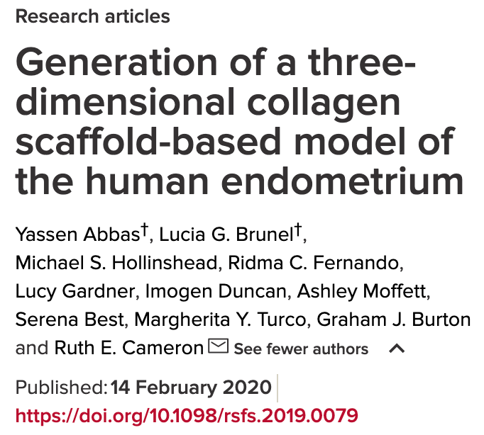 Generation of a three-dimensional collagen scaffold-based model of the ...