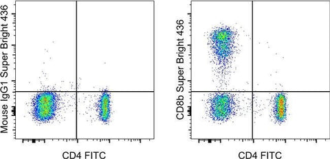 CD8b Monoclonal Antibody (SIDI8BEE), Super Bright™ 436, eBioscience™