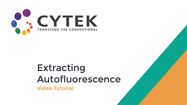 SpectroFlo Tutorial: Extracting Autofluorescence | Cytek Biosciences