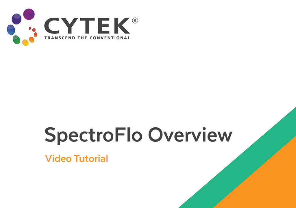 Spectroflo Interface SpectroFlo Overview | Cytek Biosciences