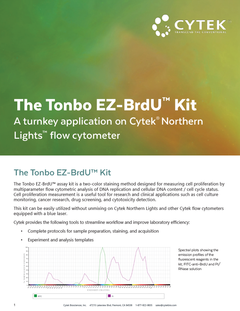 Tonbo EZ-BrdU Kit | Cytek Biosciences