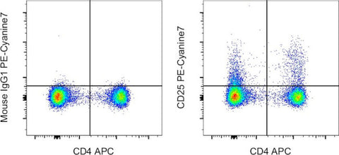 CD25 Monoclonal Antibody (P4A10), PE-Cyanine7, eBioscience