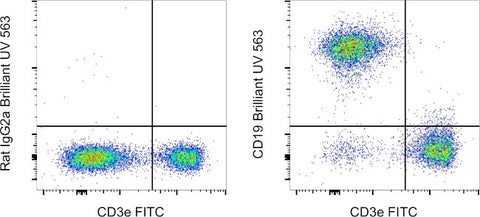 CD19 Monoclonal Antibody (eBio1D3 (1D3)), Brilliant Ultra Violet 563, eBioscience