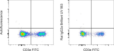 Rat IgG2a kappa Isotype Control (eBR2a), Brilliant Ultra Violet 563, eBioscience