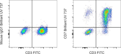 CD7 Monoclonal Antibody (eBio124-1D1 (124-1D1)), Brilliant Ultra Violet 737, eBioscience