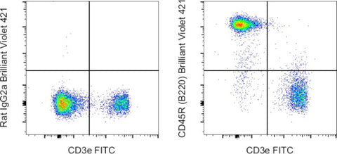 CD45R (B220) Monoclonal Antibody (RA3-6B2), Brilliant Violet™ 421