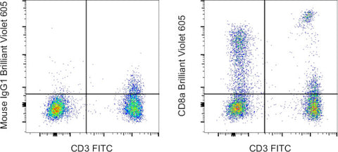 CD8a Monoclonal Antibody (RPA-T8), Brilliant Violet 605, eBioscience