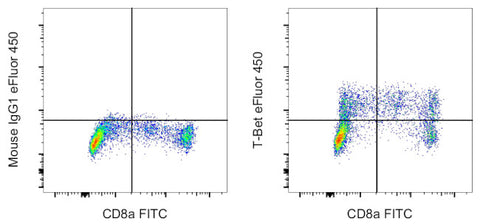 T-bet Monoclonal Antibody (eBio4B10 (4B10)), eFluor 450, eBioscience
