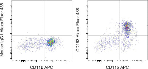 CD163 Monoclonal Antibody (eBioGHI/61 (GHI/61)), Alexa Fluor 488, eBioscience