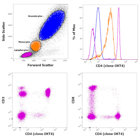 CD4 Monoclonal Antibody (OKT4 (OKT-4)), Alexa Fluor 700, eBioscience