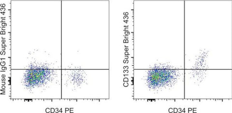 CD133 (Prominin-1) Monoclonal Antibody (TMP4), Super Bright 436, eBioscience