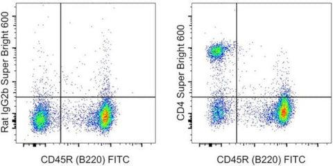 CD4 Monoclonal Antibody (GK1.5), Super Bright 600, eBioscience
