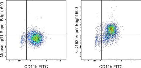 CD163 Monoclonal Antibody (eBioGHI/61 (GHI/61)), Super Bright 600, eBioscience