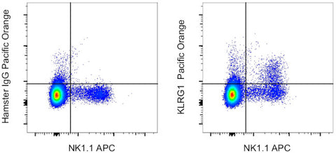 KLRG1 Monoclonal Antibody (2F1), Pacific Orange, eBioscience