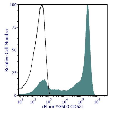 cFluor<sup>&reg;</sup> YG600 Anti-Human CD62L (L-Selectin) (DREG56)