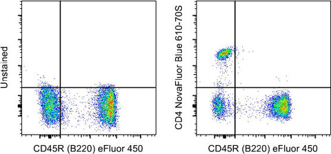 CD4 Monoclonal Antibody (GK1.5), NovaFluor Blue 610-70S, eBioscience