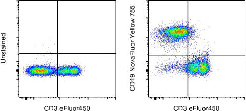 CD19 Monoclonal Antibody (eBio1D3 (1D3)), NovaFluor Yellow 755, eBioscience