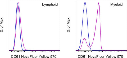 CD61 (Integrin beta 3) Monoclonal Antibody (2C9.G3), NovaFluor Yellow 570, eBioscience