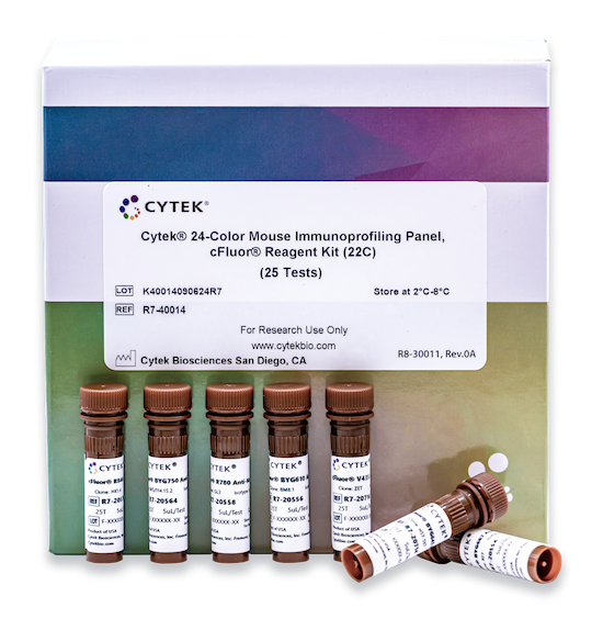 Cytek® 24-Color Mouse Immunoprofiling Panel, cFluor® Reagent Kit (22C ...