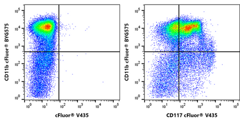 cFluor<sup>&reg;</sup> V435 Anti-Mouse CD117 (c-Kit) (2B8)