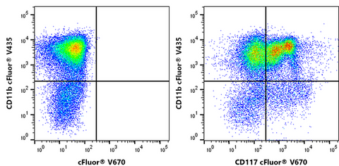 cFluor<sup>&reg;</sup> V670 Anti-Mouse CD117 (c-Kit) (2B8)