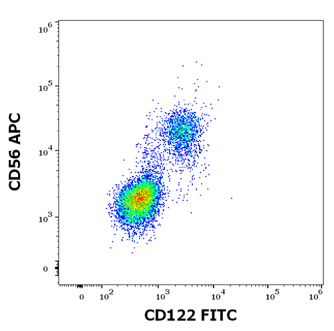 FITC Anti-Human CD122 (IL-2Rb) (TU27)