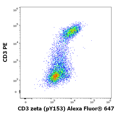 Alexa Fluor<sup>&trade;</sup> 647 Anti-Human CD3 Zeta (pY153) (EM-17)