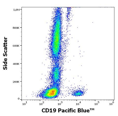 Pacific Blue<sup>&trade;</sup> Anti-Human CD19 (LT19)