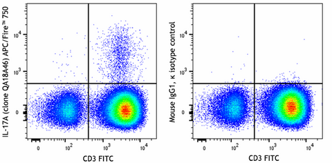 APC/Fire™ 750 anti-human IL-17A Recombinant
