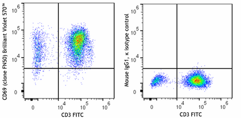 Brilliant Violet 570™ anti-human CD69