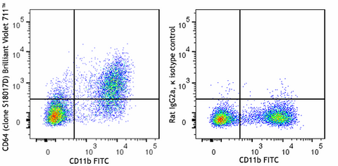 Brilliant Violet 711™ anti-mouse CD64 (FcγRI)