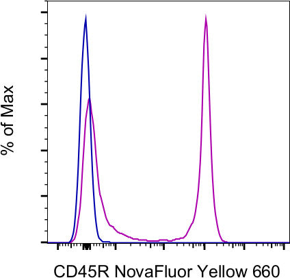 CD45R (B220) Monoclonal Antibody (RA3-6B2), NovaFluor™ Yellow 660