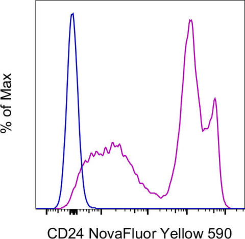 CD24 Monoclonal Antibody (M1/69), NovaFluor™ Yellow 590
